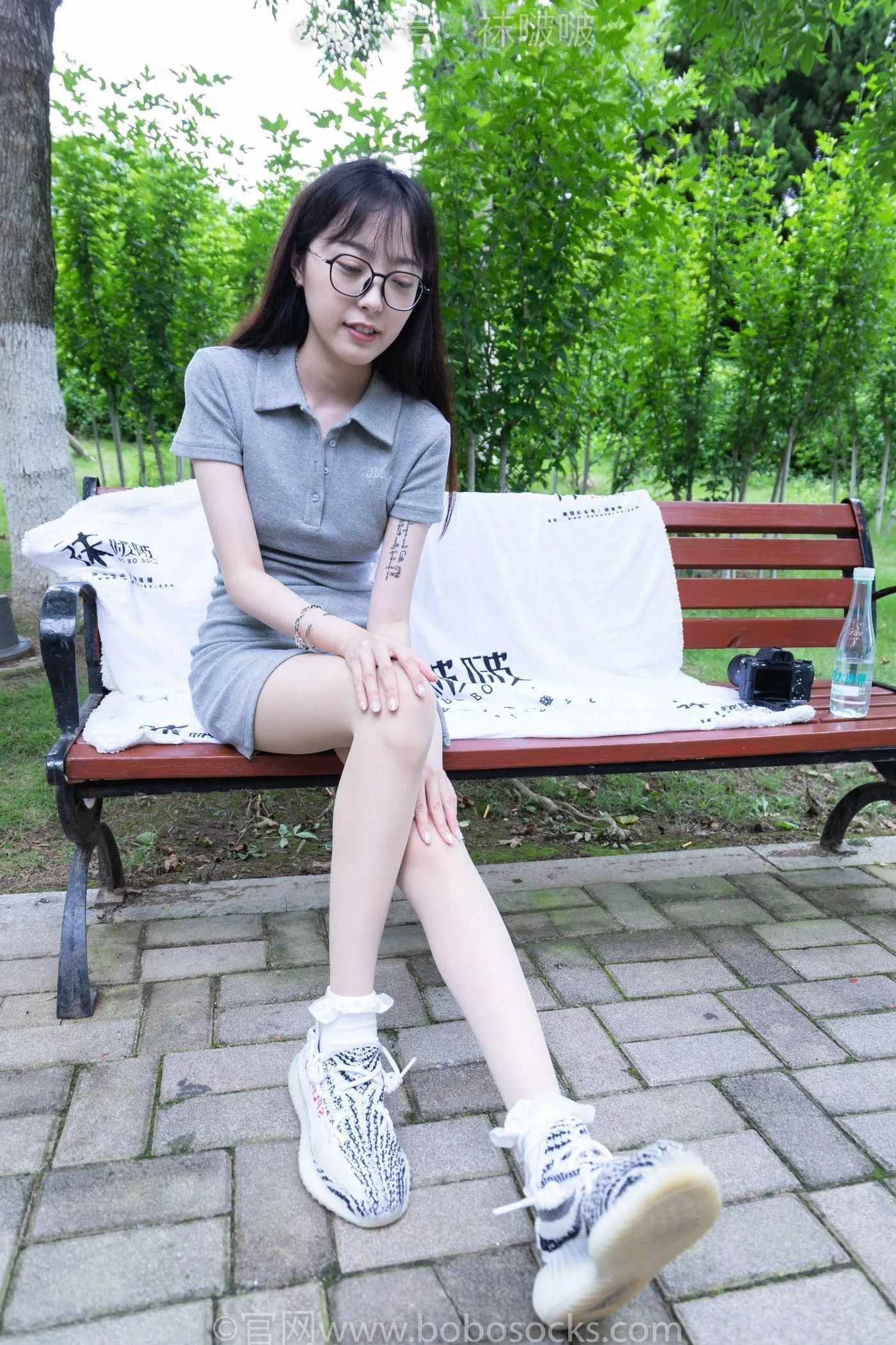 [BoBoSocks袜啵啵]NO.019 稚予-椰子、白棉袜、肉丝 [147P]插图4